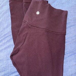Purple lululemon align leggings